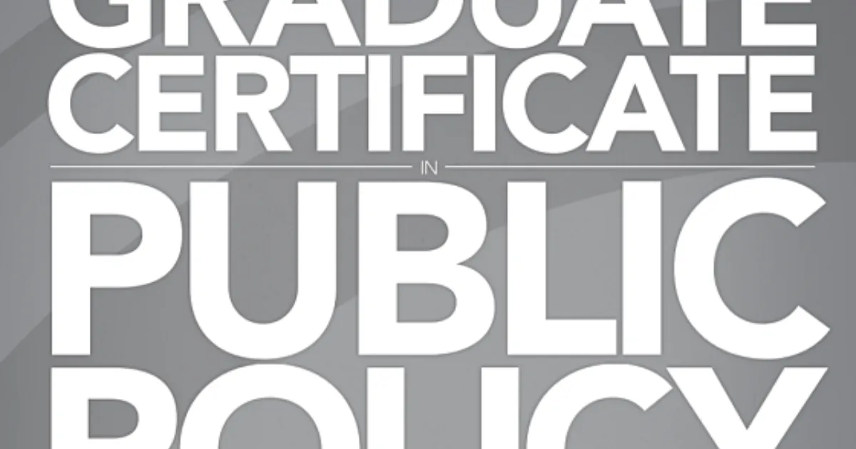 NEW! Graduate Certificate in Public Policy - Montana League of Cities ...